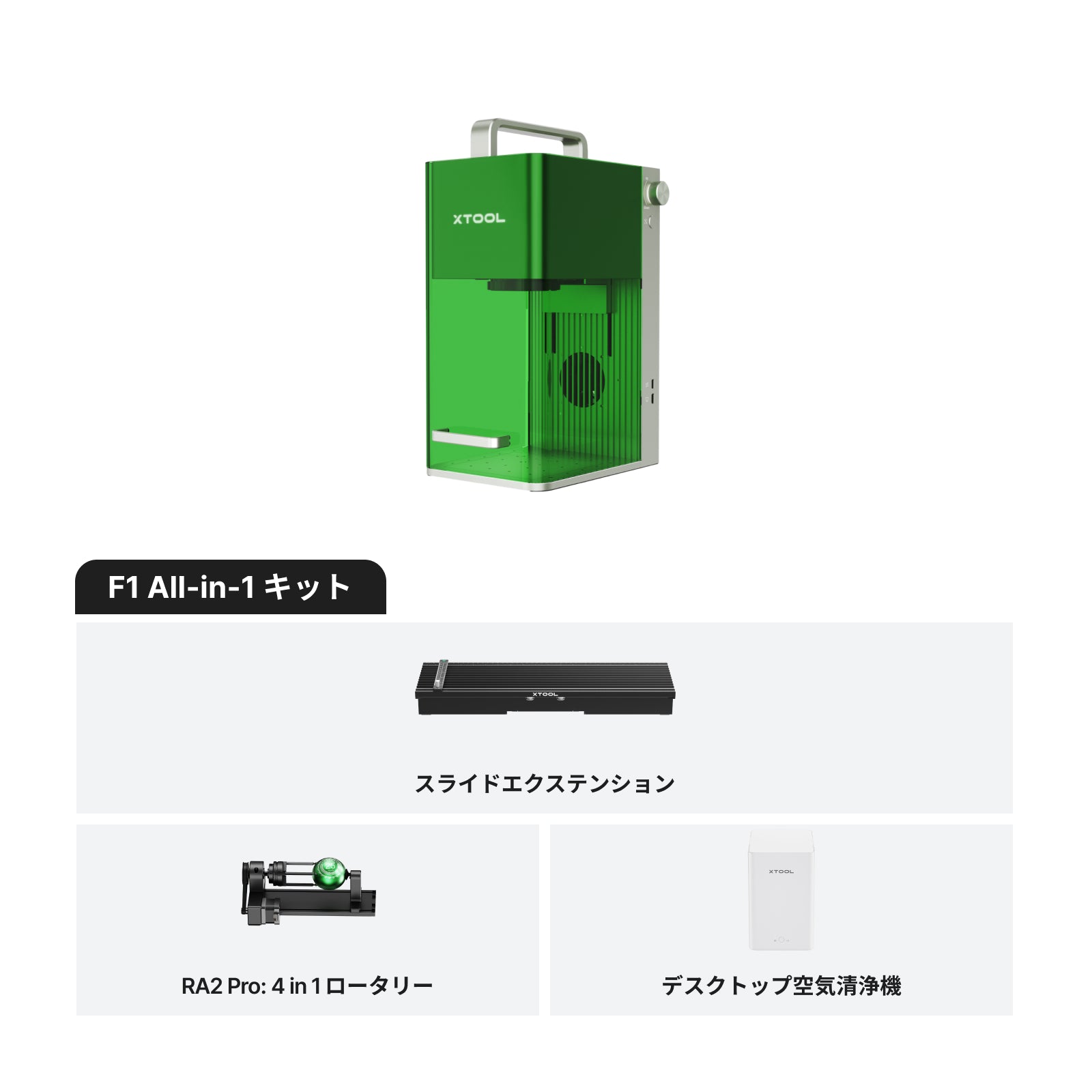 xTool F1/F1 Lite 最速 携帯便利 IR(赤外線)ダイオードレーザー