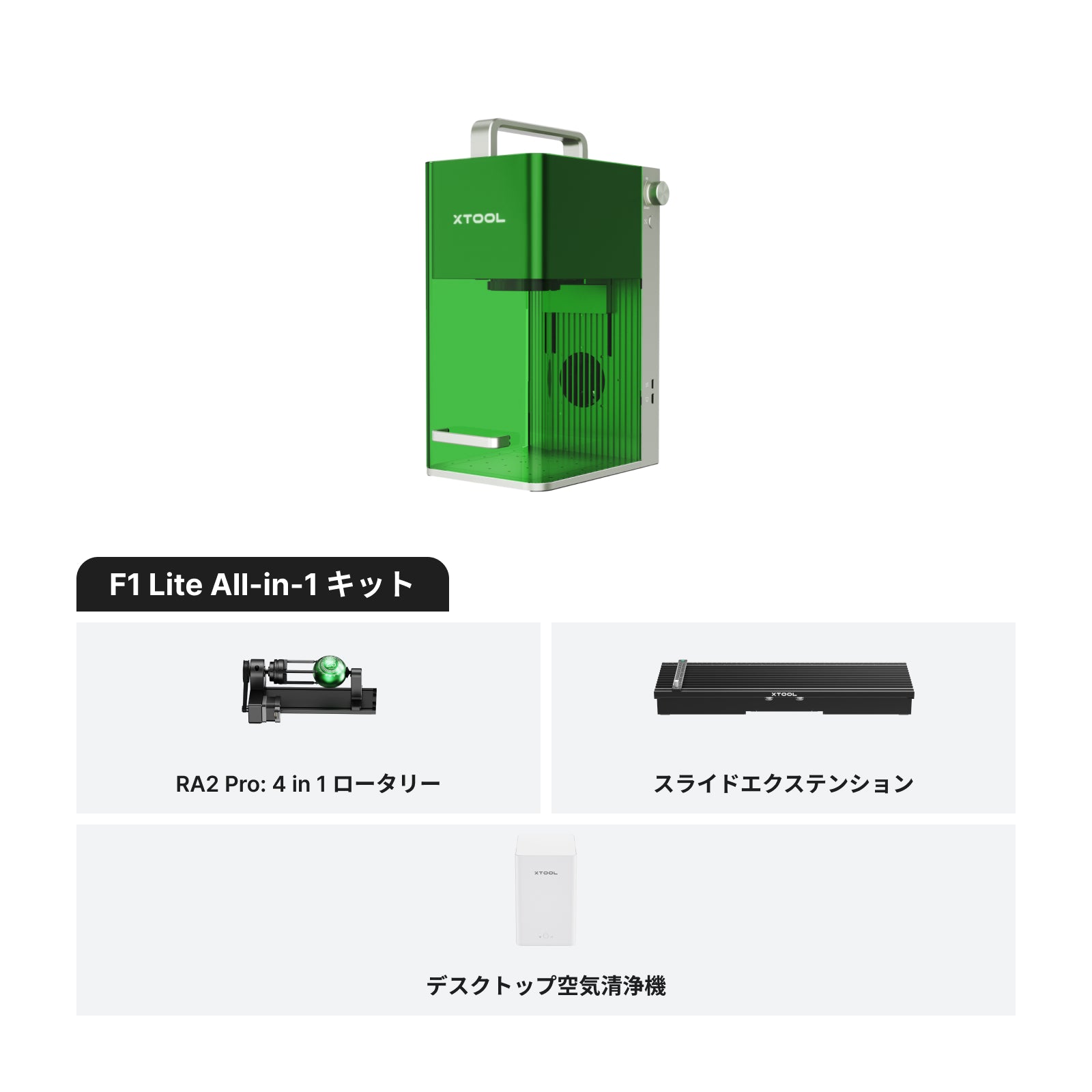 xTool F1/F1 Lite 最速 携帯便利 IR(赤外線)ダイオードレーザー