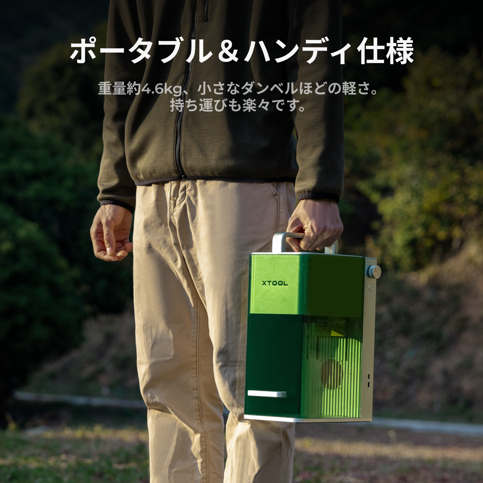 xTool F1/F1 Lite 最速 携帯便利 IR(赤外線)ダイオードレーザー