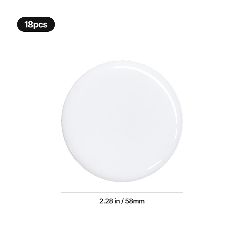 58mm blank sublimation button 18pcs 04