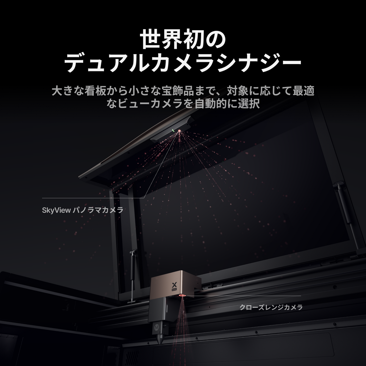 xTool P3 80W インテリジェントオートメーション搭載 フラッグシップCO2レーザーカッター