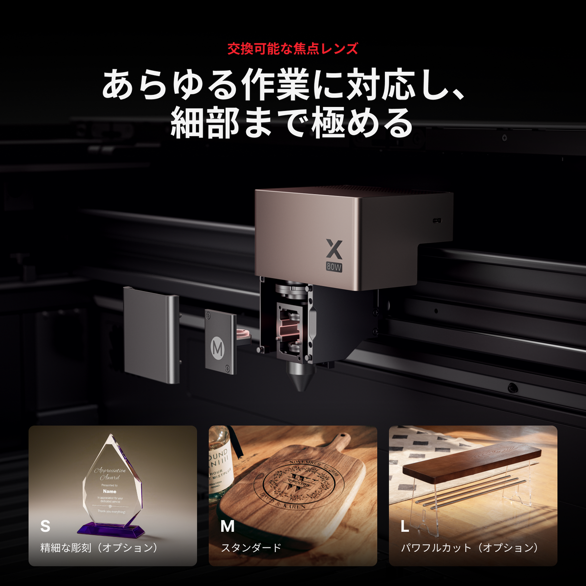 xTool P3 80W インテリジェントオートメーション搭載 フラッグシップCO2レーザーカッター