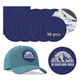 レーザー加工対応PU丸型パッチ（10枚）