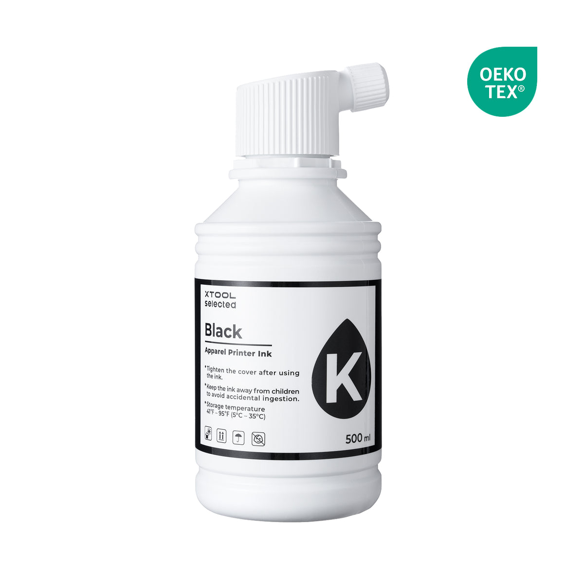 特別価格] xTool Selected Apparel Printer 用ブラックインク（500ml）