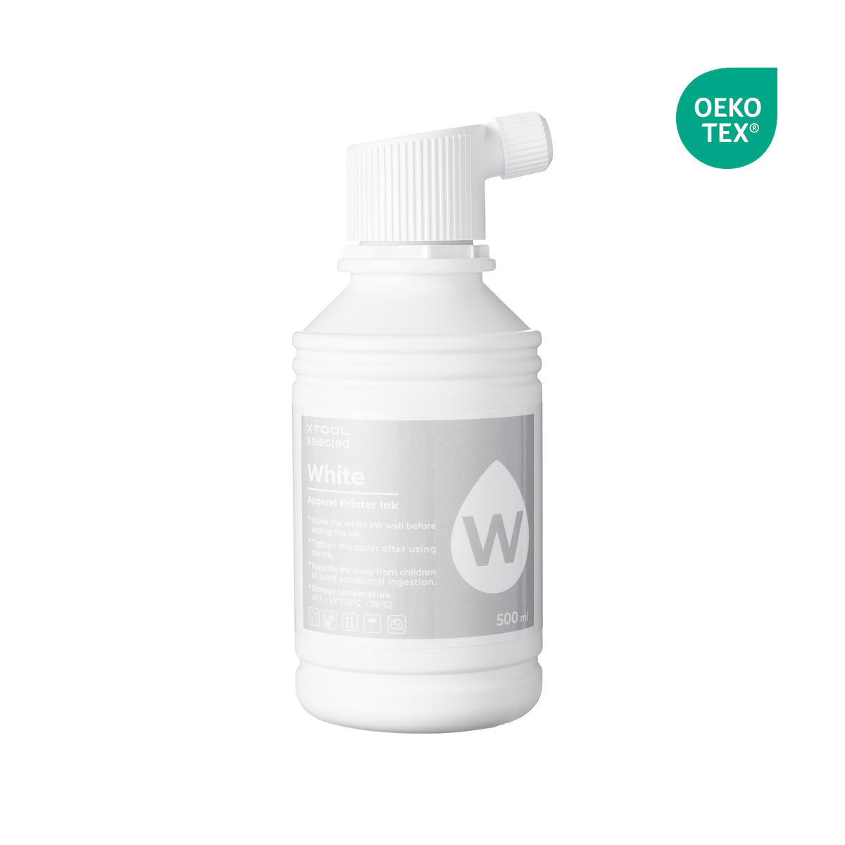 xTool Selected Apparel Printer 用ホワイトインク（500ml）