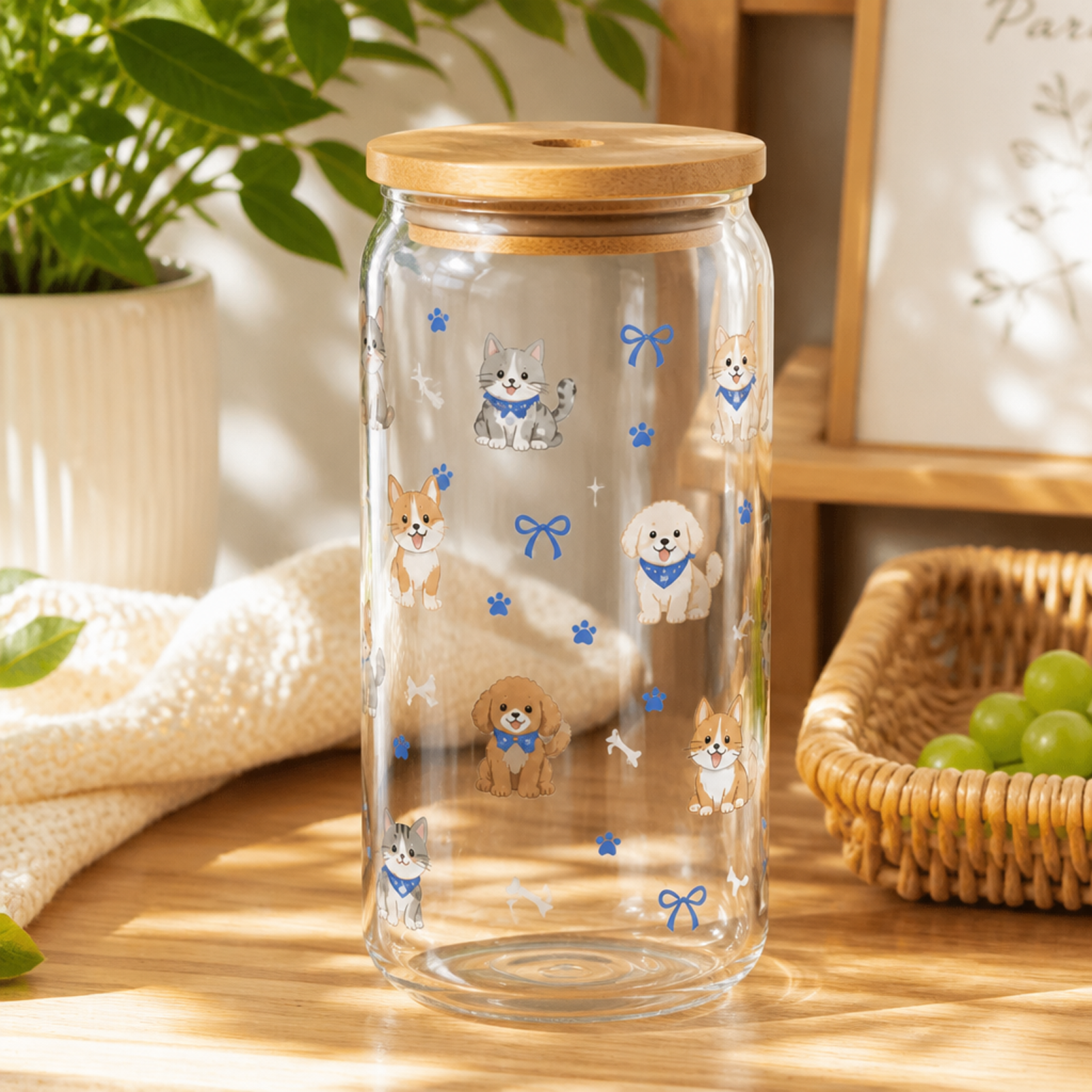 Can shaped glass cup 03