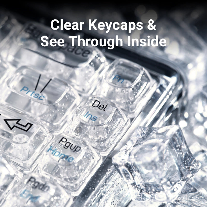 1% Transparent Mechanical LED Keyboard