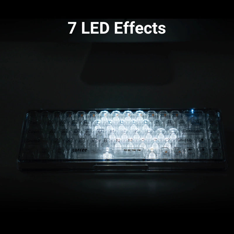 1% Transparent Mechanical LED Keyboard